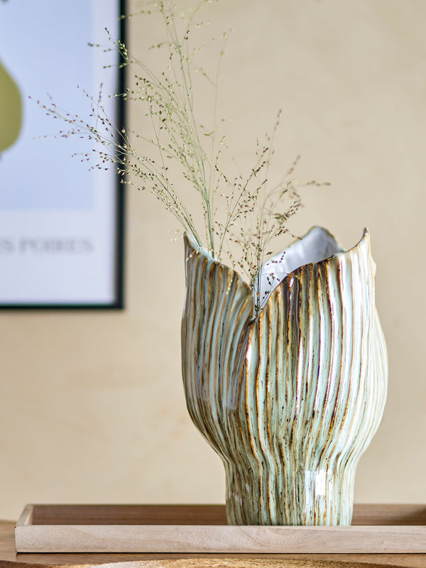 Mahira glazed stoneware vase