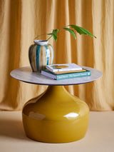 Lecco metal side table