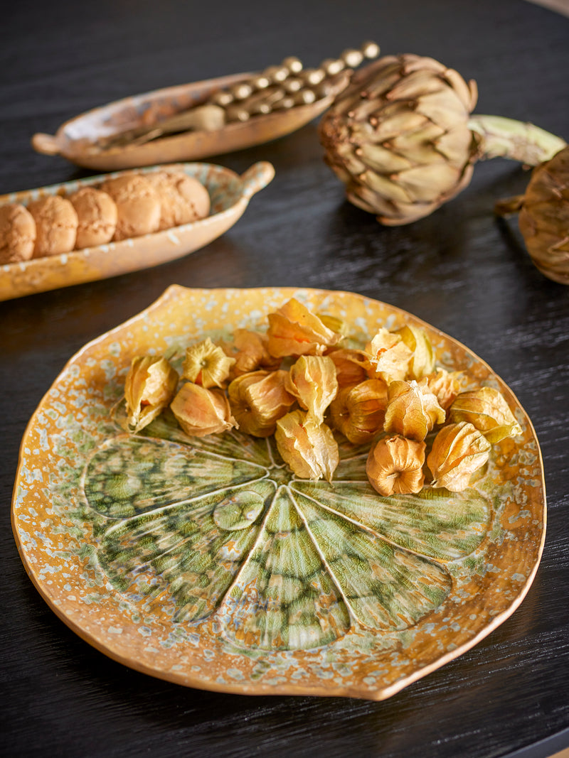 Milani stoneware serving plate