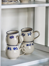 Eimy stoneware hand-painted cup