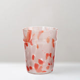 Alva mouth-blown water glass, peach pink, pre-order