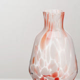 Alva glass water jug, peach pink, pre-order