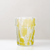 Alva mouth-blown water glass, sun yellow