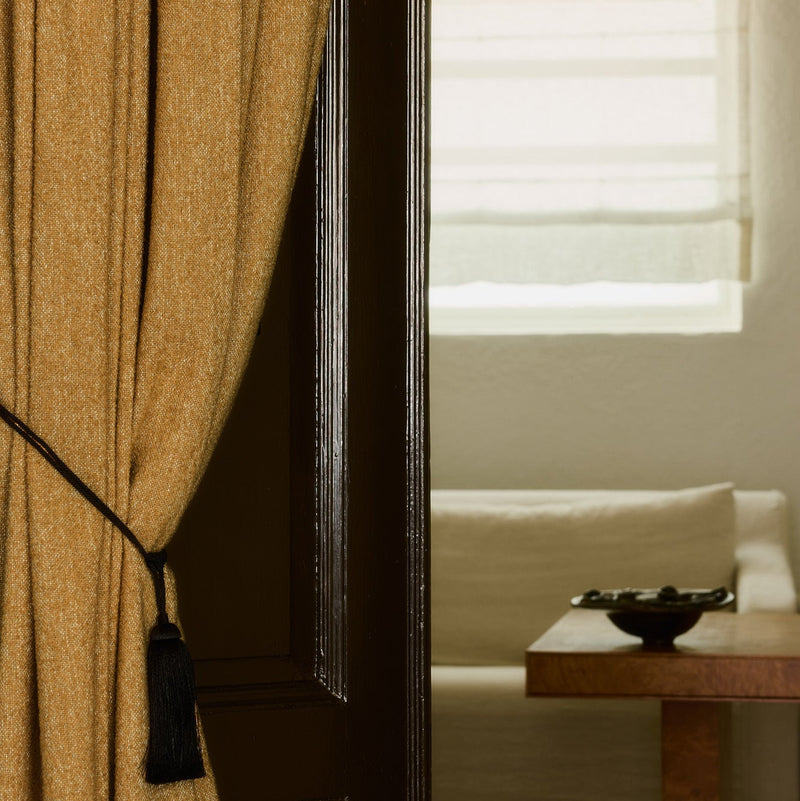 Bouclé curtain - Mustard
