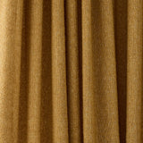 Bouclé curtain fabric sample – mustard
