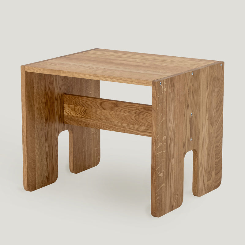 Kids Bas wooden desk, oak