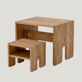 Kids Bas wooden desk, oak