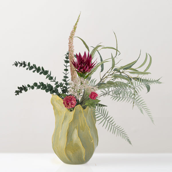 Bastien glazed stoneware vase
