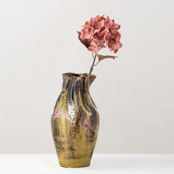 Benoit glazed stoneware vase