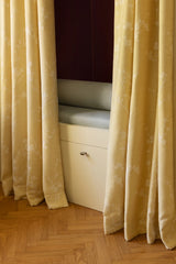 Sakura Jacquard curtain - Oat Yellow - Blackout lined