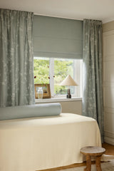 Sakura Jacquard curtain - Dove Blue - Blackout lined