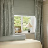Sakura Jacquard curtain - Dove Blue - Blackout lined