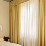 Sakura Raw cotton curtain - Oat Yellow - Blackout lined
