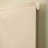Sakura Raw cotton Roman blind - Ivory - Blackout lined