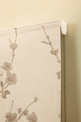 Sakura Jacquard Roman blind - Ivory - Blackout lined