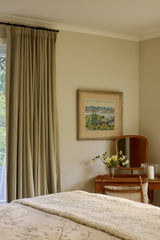Velvet curtain - Olive Green - Blackout Lined
