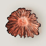 Aila red glass bowl
