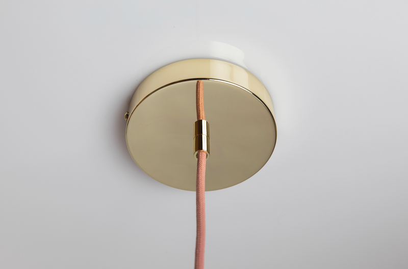 Crème Atelier soft serve pendant lamp 01, Peach sorbet - PRE ORDER