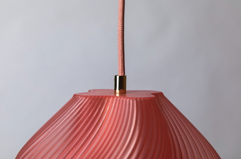 Crème Atelier soft serve pendant lamp 01, Peach sorbet - PRE ORDER