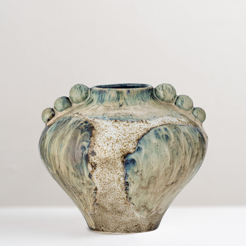 Cophia glaze stoneware vase