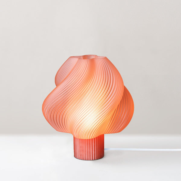 Crème Atelier soft serve lamp, Medium, Peach Sorbet