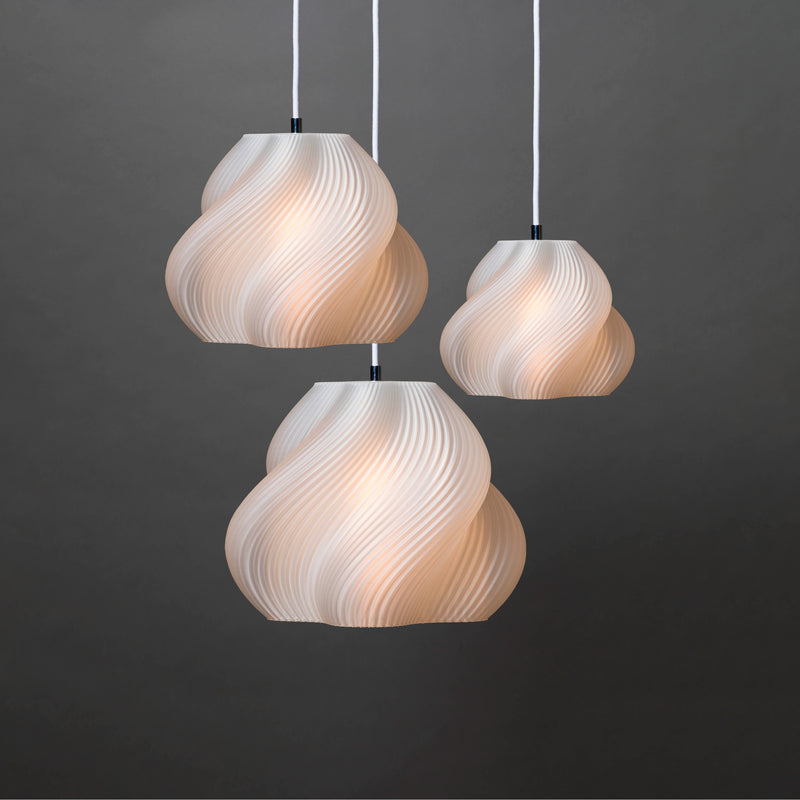 Crème Atelier soft serve pendant lamp 01, vanilla bean - 1 in stock