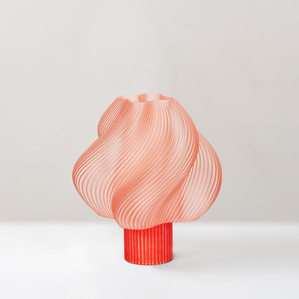 Crème Atelier soft serve lamp, Portable, Peach - Pre order