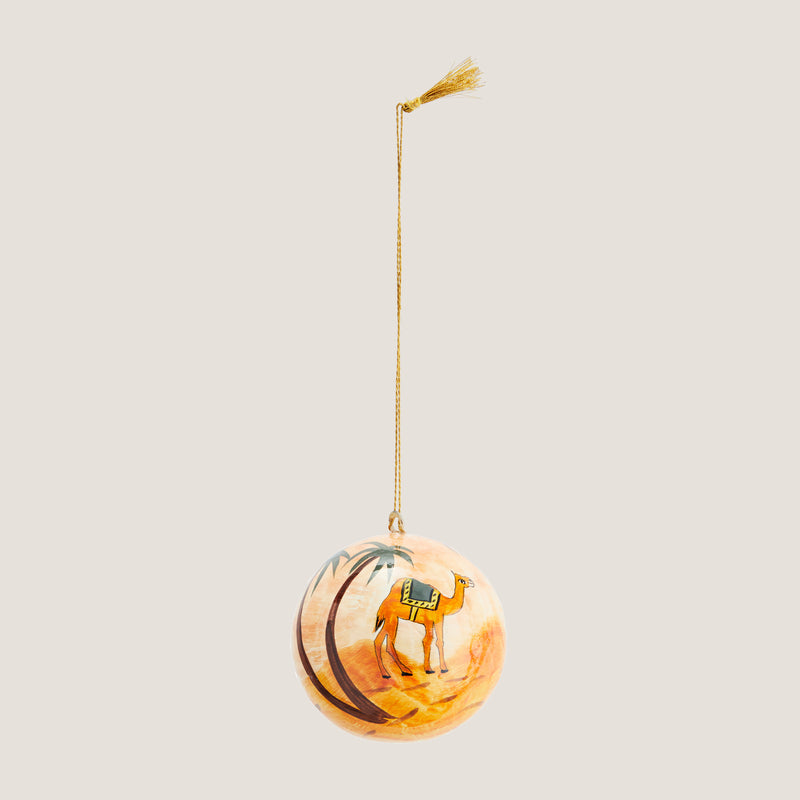 Eva hand-painted multicoloured bauble