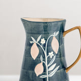 Feriah hand painted glazed jug