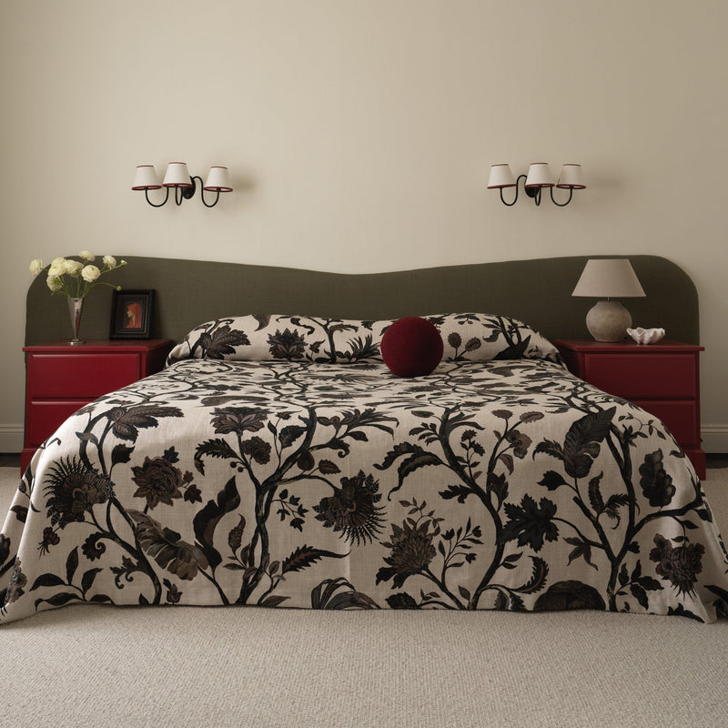 Gotain Gotnoir bed spread - Off-white/Khaki