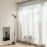 Voile sheer curtain - grey
