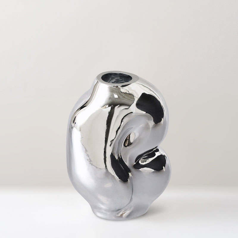HKLiving Gleam chrome Glass vase – ATT PYNTA