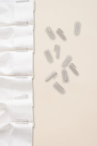 Curtain Pleat Hooks - Pack of 10