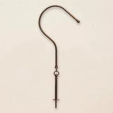 Metal curtain tie back - Antique bronze