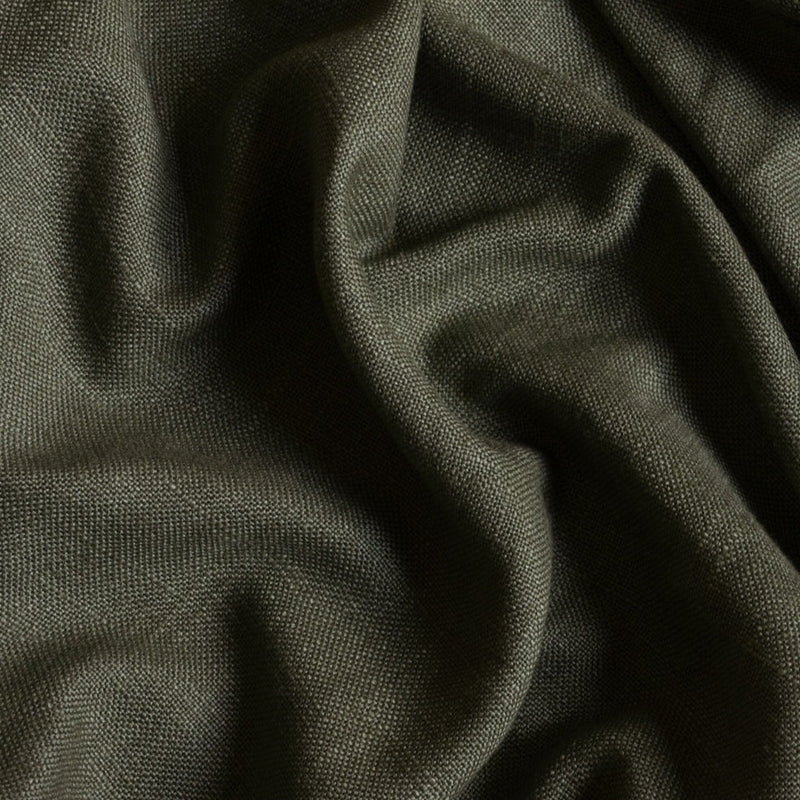 Linen café curtain - Khaki
