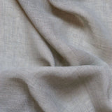 Sheer Linen café curtain, double pole - Terracotta