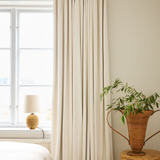 Velvet curtain - Ivory