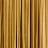 Stripe Linen Wave Ruffle Café Curtain - Mustard