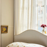 Linen curtain - pure white
