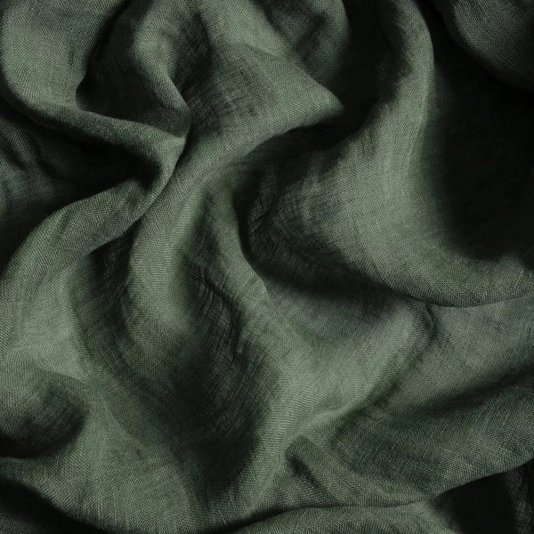 Sheer linen fabric - Khaki