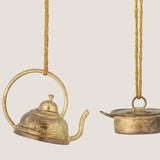 Garcia brass Ornaments, set of 2