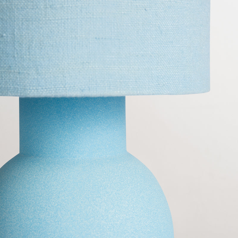 HKLiving Ice blue table lamp