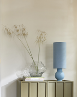 HKLiving Ice blue table lamp