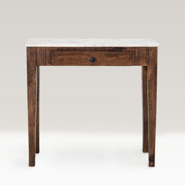 Hauge side table with marble top