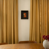 Linen curtain - mustard