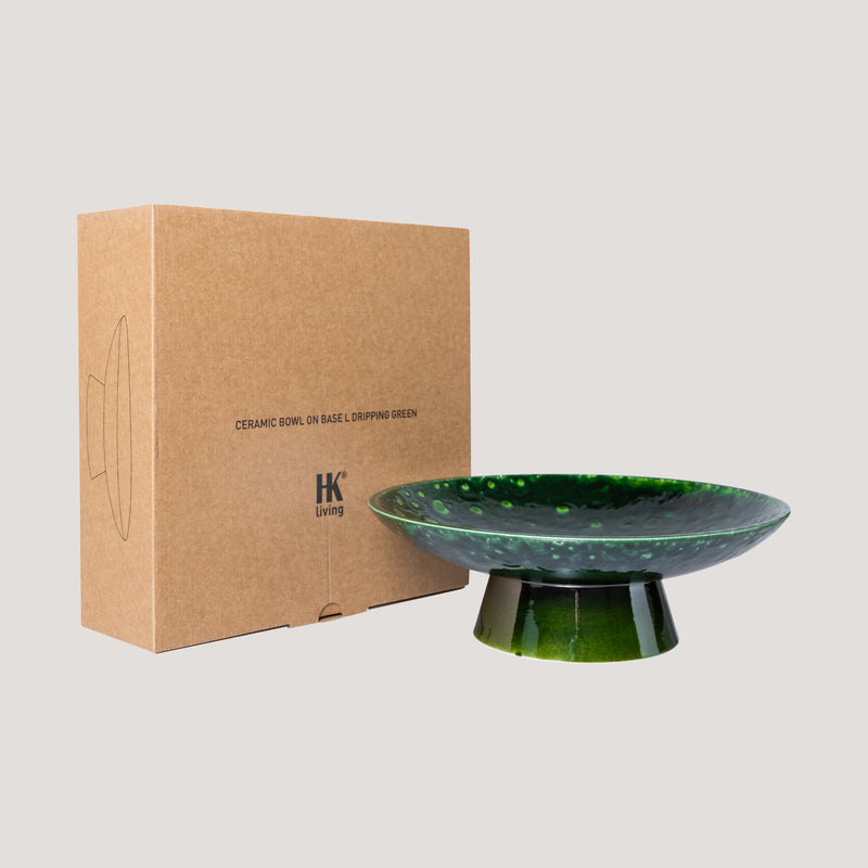 HKLiving emerald ceramics on base