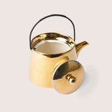 HKLiving gold stoneware tea pot