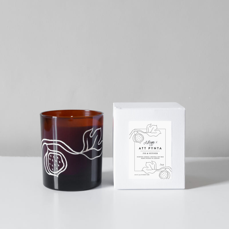 Harlie Briggs Limited Edition Scented Candle, Black fig & Vetiver