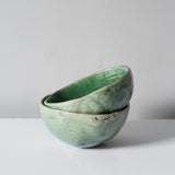 Skog Handmade Forest green glazed bowl