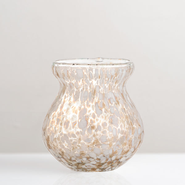 Jazmine mouth-blown glass vase